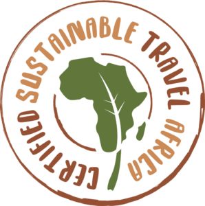 Ansvarlig reisevirksomhet. Logoen til Sustainable travel Africa.
