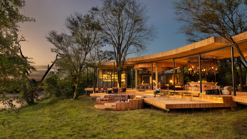 Utsiden av lodge i Diamond Luxury-klassen safari Tanzania