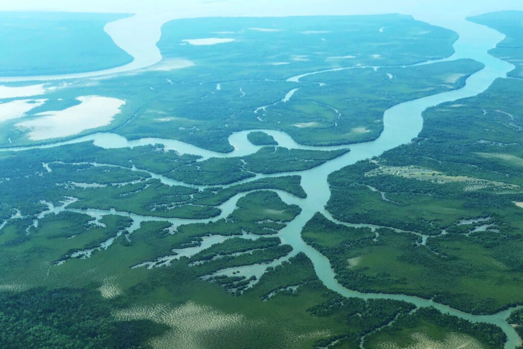 Rufiji River i Nyerere Nasjonalpark, tidligere Selous Game Reserve
