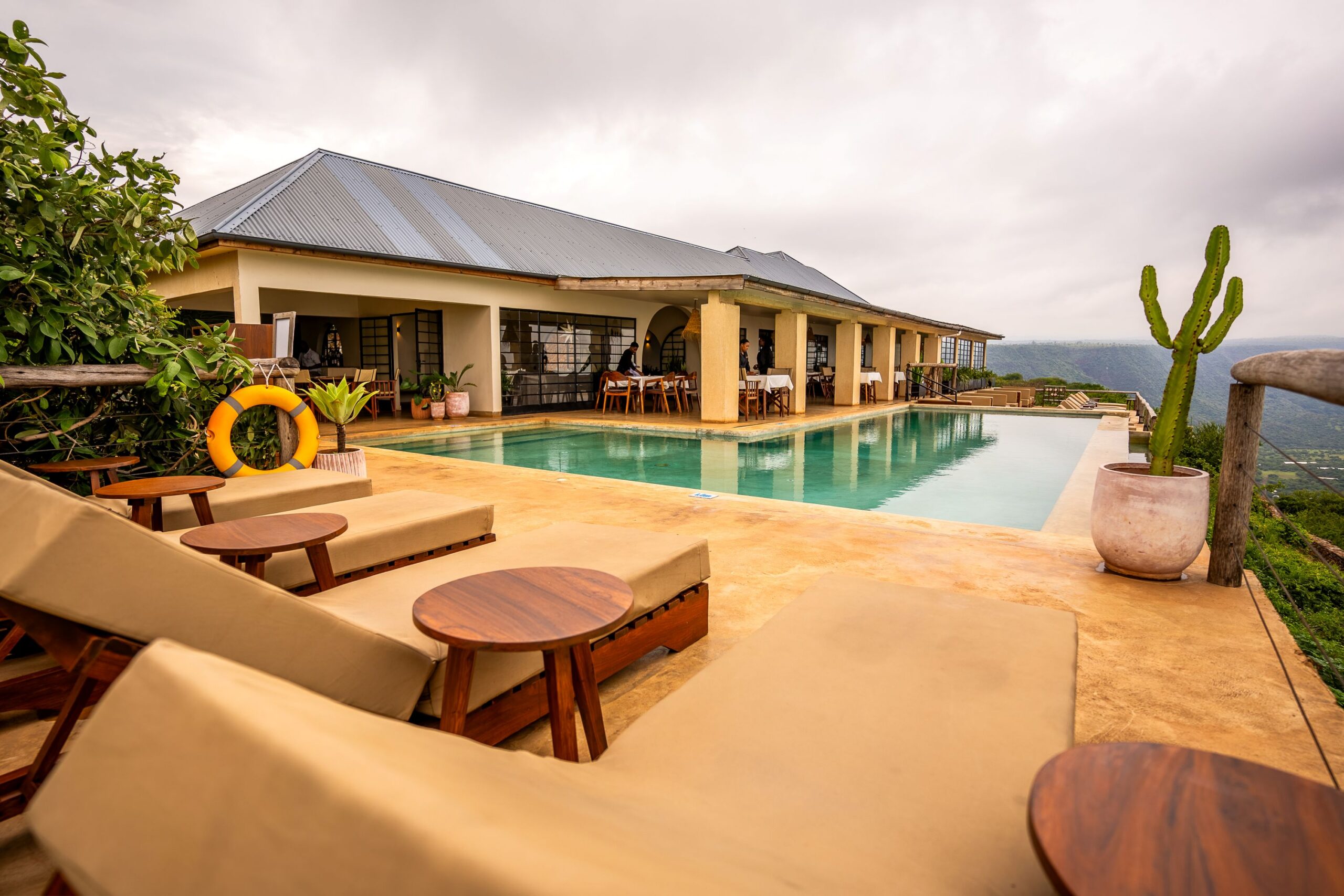 Avslappende dag på Manyara Best View Lodge