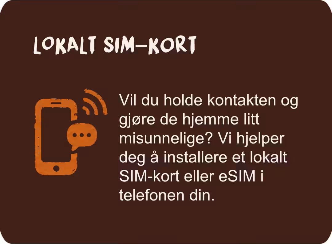 Lokalt SIM-kort