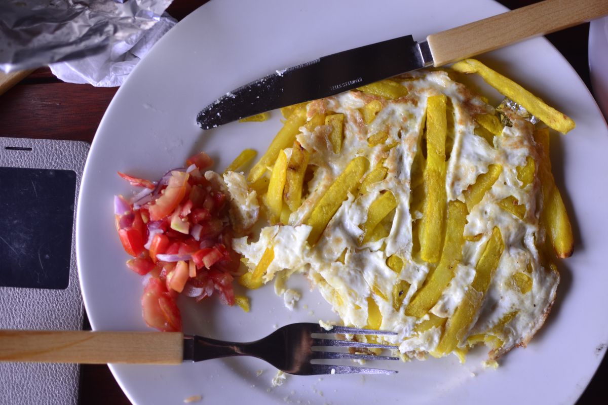 Chips Mayai: a top Zanzibar food dish